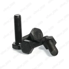 Fine Thread Black 10.9 Steel Hexagon Bolts Hex Head Screws M8 M10 M12