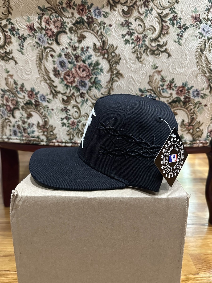 Kill The Hype Snapback Hat - KTH Sacred LA Black Tonal Thorn Kill The Hype Snapback Hat - KTH Sacred LA Black Tonal Thorn