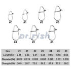100pcs Crankbait Snaps Fishing Nice Snaps Power Clips Bass Pike Terminal Tackle