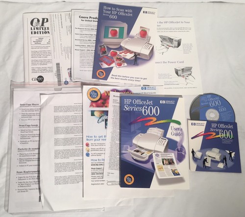 Hewlett Packard HP OfficeJet Series 600 Driver Software CD & Manuals Windows 3.1 - Picture 3 of 6