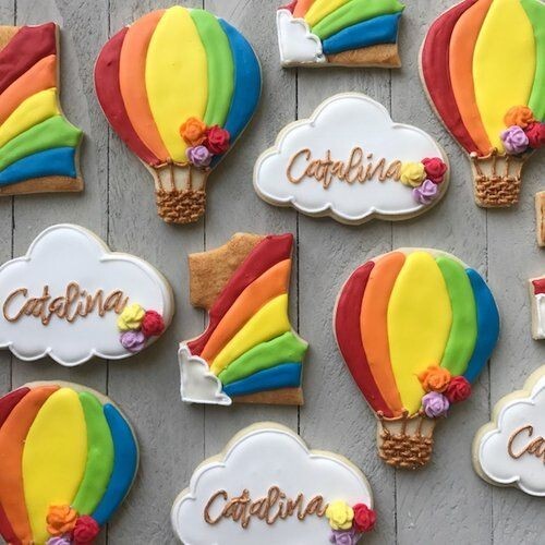 6 Piece French Paris Cookie Cutter Set Eiffel Tower Hot Air Balloon Bicycle Pla - Picture 11 of 15