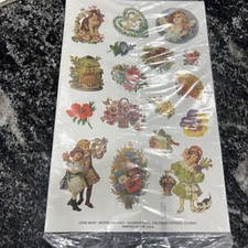 Vintage Stickers, 1980's Current Inc. Victorian Made In The USA