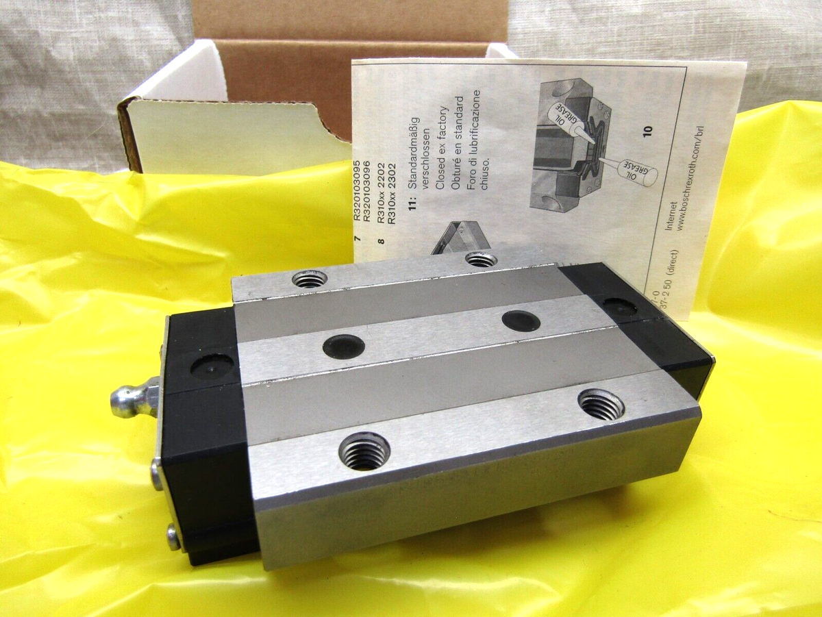 Bosch Rexroth R185321310 75420 (R010) Linear Bearing Block Runner