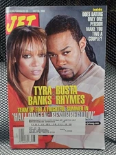 Busta Rhymes Tyra Banks Vtg Racial Black Americana JET Magazine July 15 2002