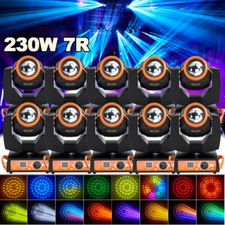 230W 7R Beam Bulb Gobo 8 16 Prism Moving Head DMX LED Stage Light Disco dj Show