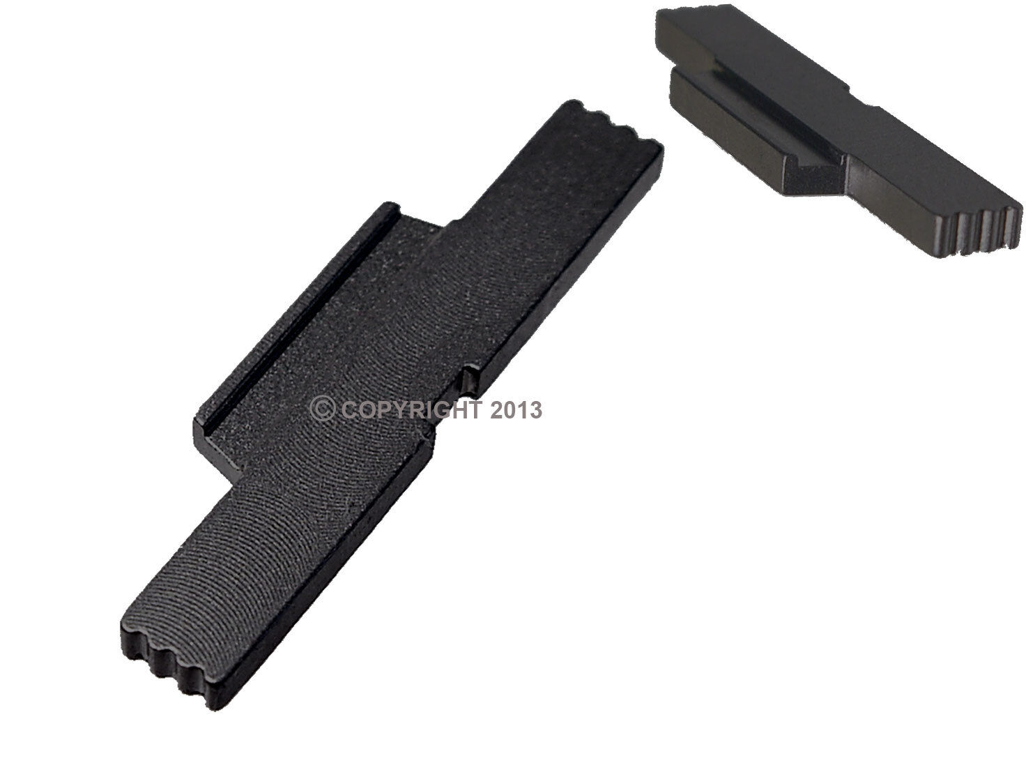 NDZ ESLL Black for Glock GEN 5 Extended Slide Lock Lever 17 19 19X 26 34