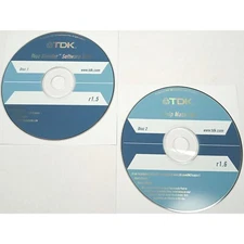 TDK Disc Blender Roxio CD DVD Creator DVDMax PhotoSuite Lite 2003 for Windows