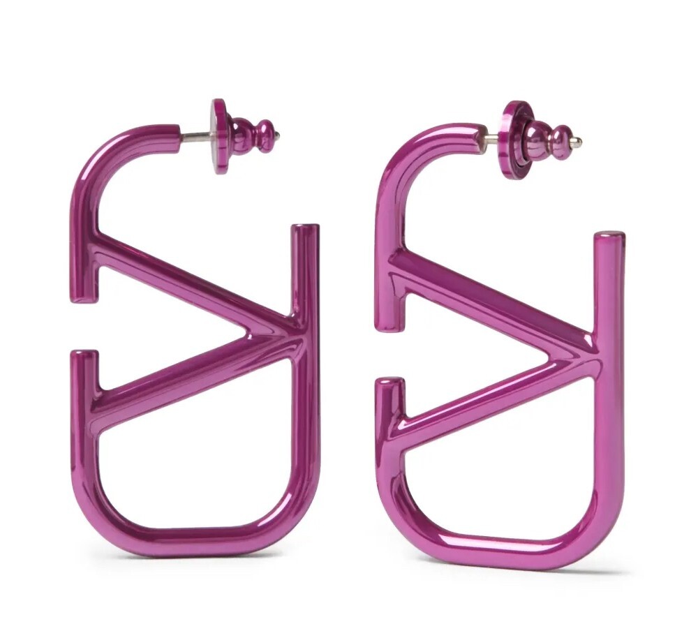 ФИРМЕННЫЕ СЕРЬГИ VALENTINO GARAVANI VLOGO OHRRINGE СДЕЛАНО В ИТАЛИИ 1W0J0F96ZLQ 59190₽