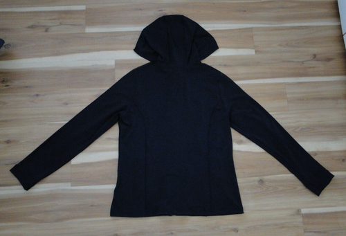 CAbi Women's Navy Full Zip Hoodie Jacket w/ Mesh Inset #576 - Size M - Picture 2 of 5