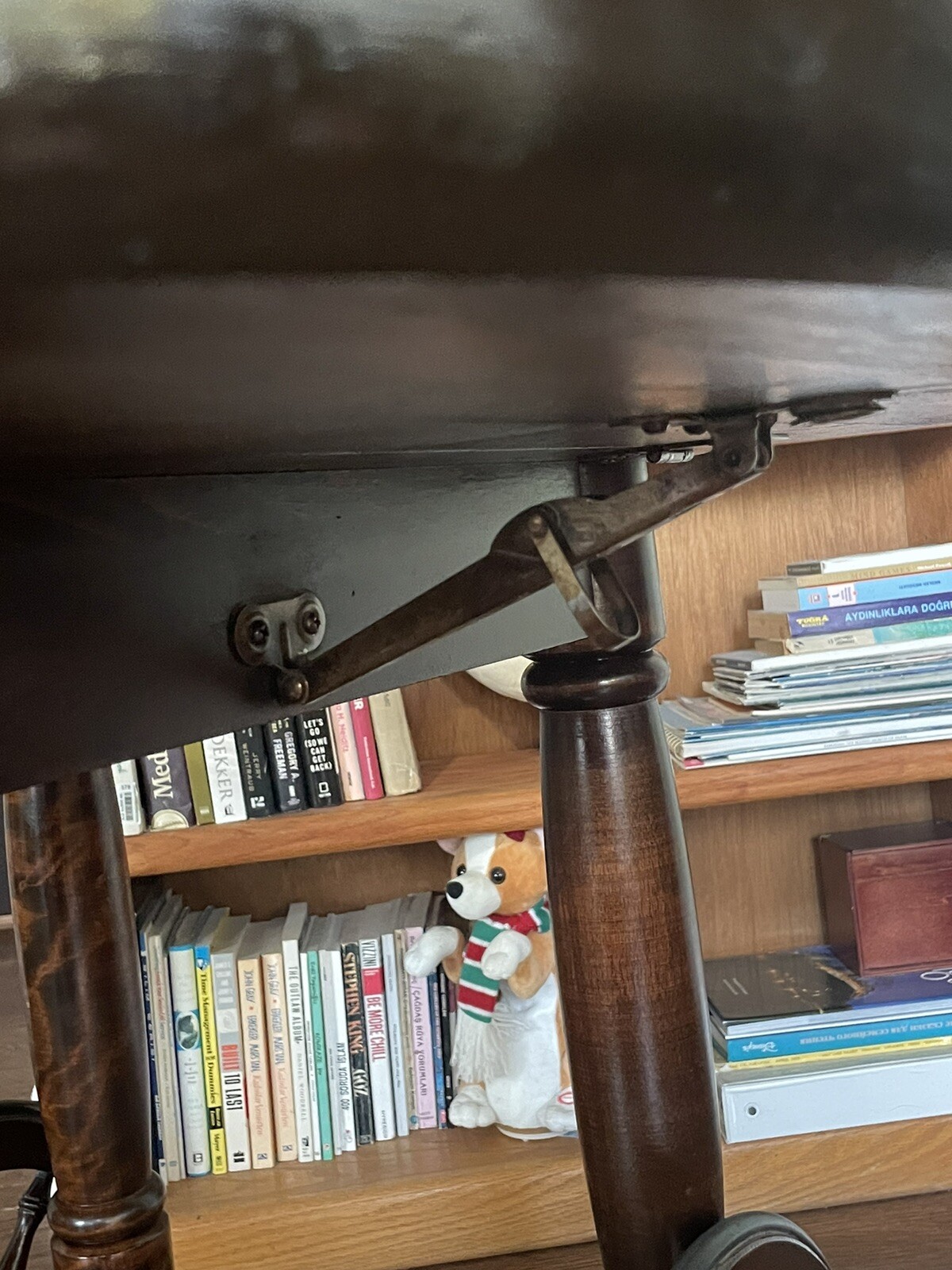 Vintage Walter of Wabash Bar Cart / Tea Cart Drop Leaf Table RARE