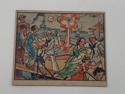 1938 Horrors of War #26 Shells Splinter Deck of Tender with US Refugees ...