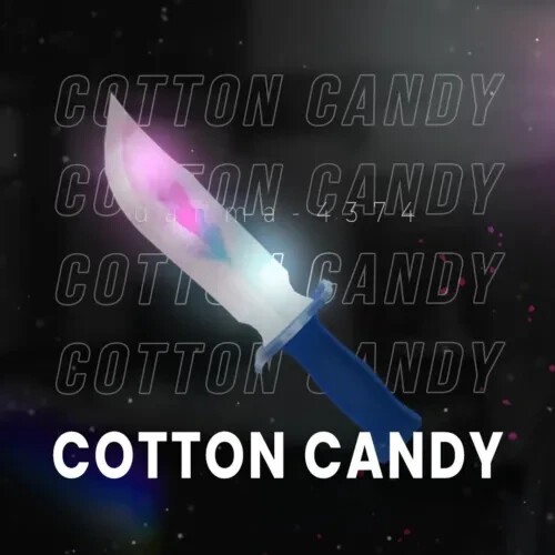 Murder Mystery 2 Cotton Candy Knife MM2 CHEAP RARE INSTANT