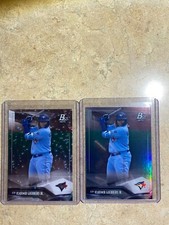 2021 Bowman Platinum Vladimir Guerrero Jr. Ice Foil and Base #30 Blue Jays