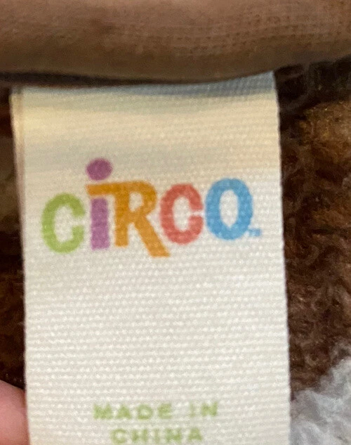 Manta polar Circo marrón estrella blanca azul bebé objetivo unisex Foto 4 de 4