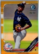 2019 Bowman Chrome Prospects Gold  Refractor /50 Albert Abreu #BCP-147