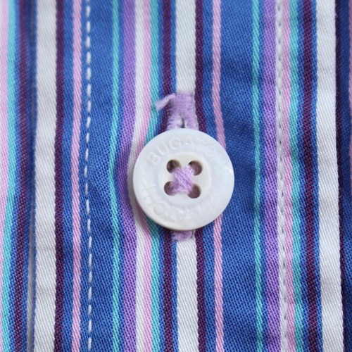 Bugatchi Uomo Mens Button Front Casual Dress Shirt Size XL Extra Large Flip Cuff - Picture 4 of 9
