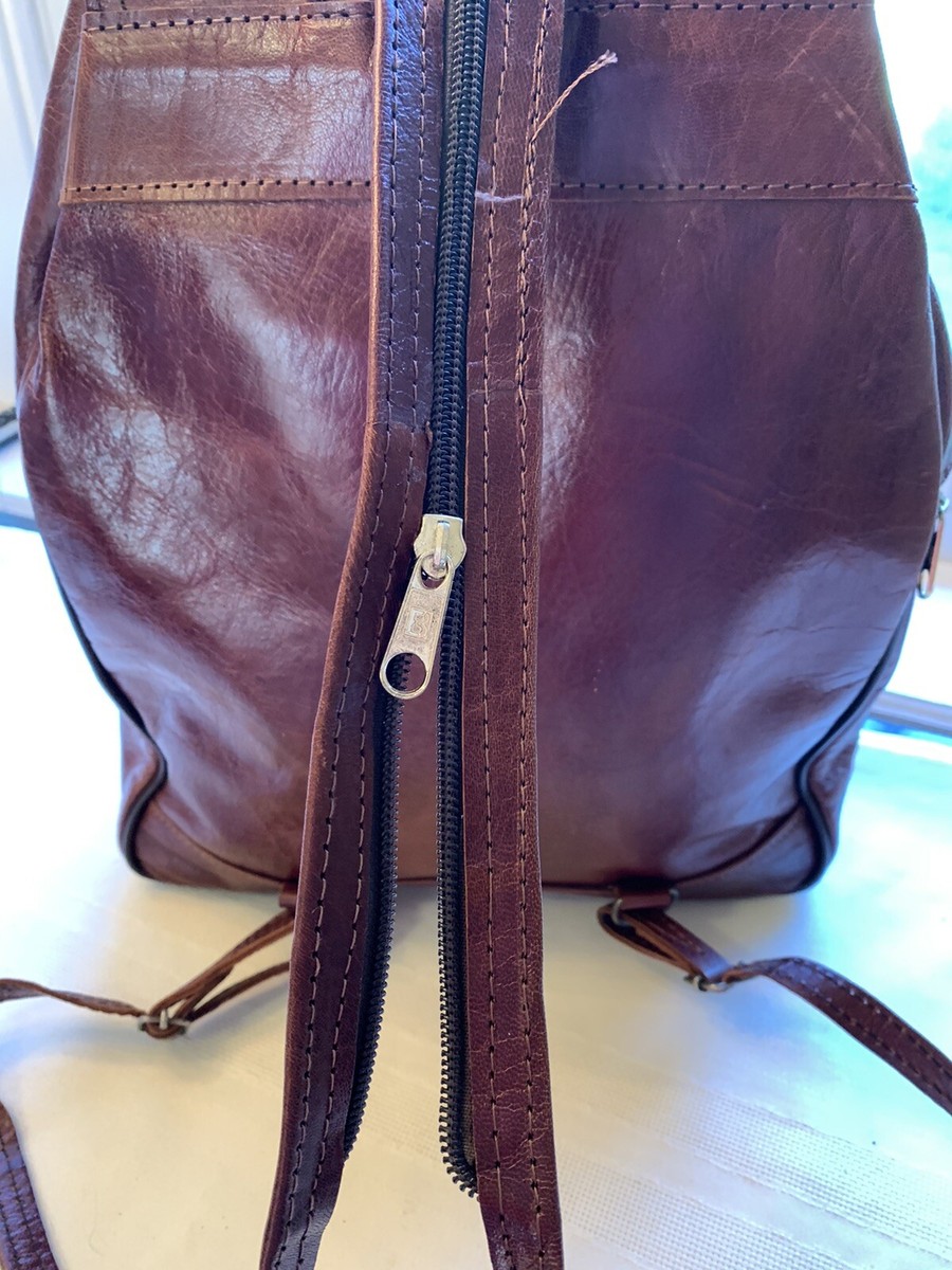 Camel Skin Brown Handmade Backpack Tunisia North Africa Camel Skin Brown Handmade Backpack Tunisia North Africa