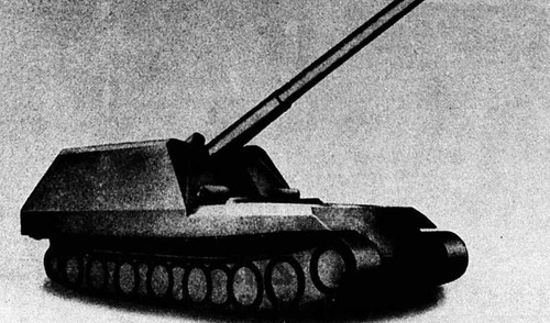 1/72 WW2 German 21cm Grille 19 Tiger (P). Bemalter Resin. 3800 Modelle im Angebot - Bild 2 von 6