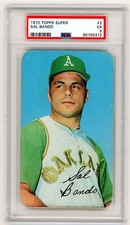 1970 Topps Super SAL BANDO #2 PSA 5 EX Condition *GRADED SET BREAK*