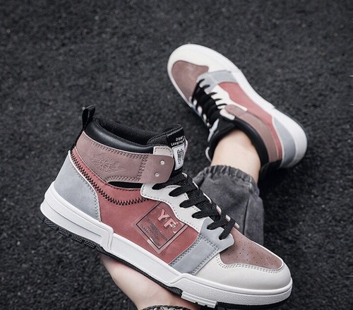 Zapatillas de Deporte Hombre Suela Cómodo Rojo Negro Piel Sintético 39477 eBay