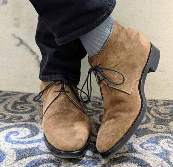 Handmade chukka boots sale