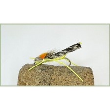 Grasshopper Trout Flies, 6 pack Banded Grasshoppers, Size Choice, Fishing Flies