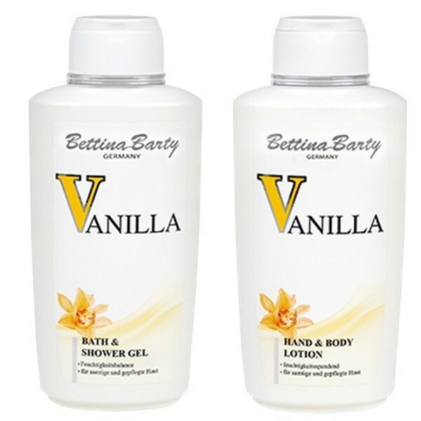 Bettina Barty Vanilla Bath & Shower Gel 500 ml & Körperlotion 500 ml