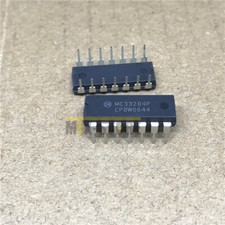 5QTY MC33204P Rail-to-Rail Operational Amplifiers DIP14
