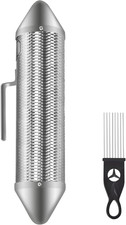 Stainless Steel Guiro Instrument Latin Percussion Shaker Metal Guiro with Scrape