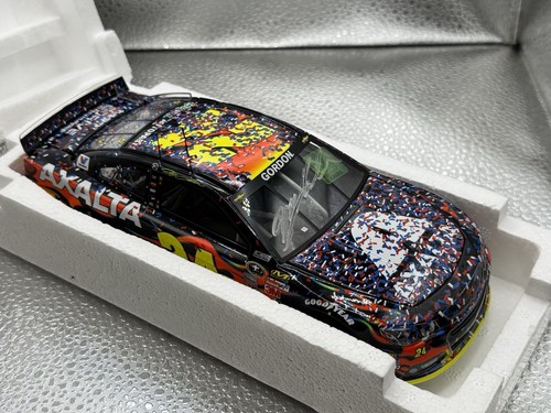 JEFF GORDON AUTOGRAPHED 2014 CHEVY SS AXALTA KANSAS WIN DIECAST W/COA 1 Of 50 - Picture 12 of 13