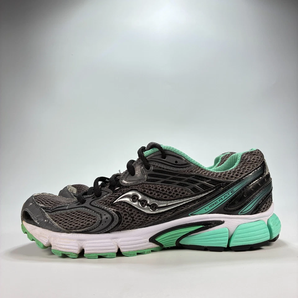 Zapatos para correr Saucony Liberate negros como nuevos ligeros S15231-8 para mujer talla 9 Foto 4 de 4