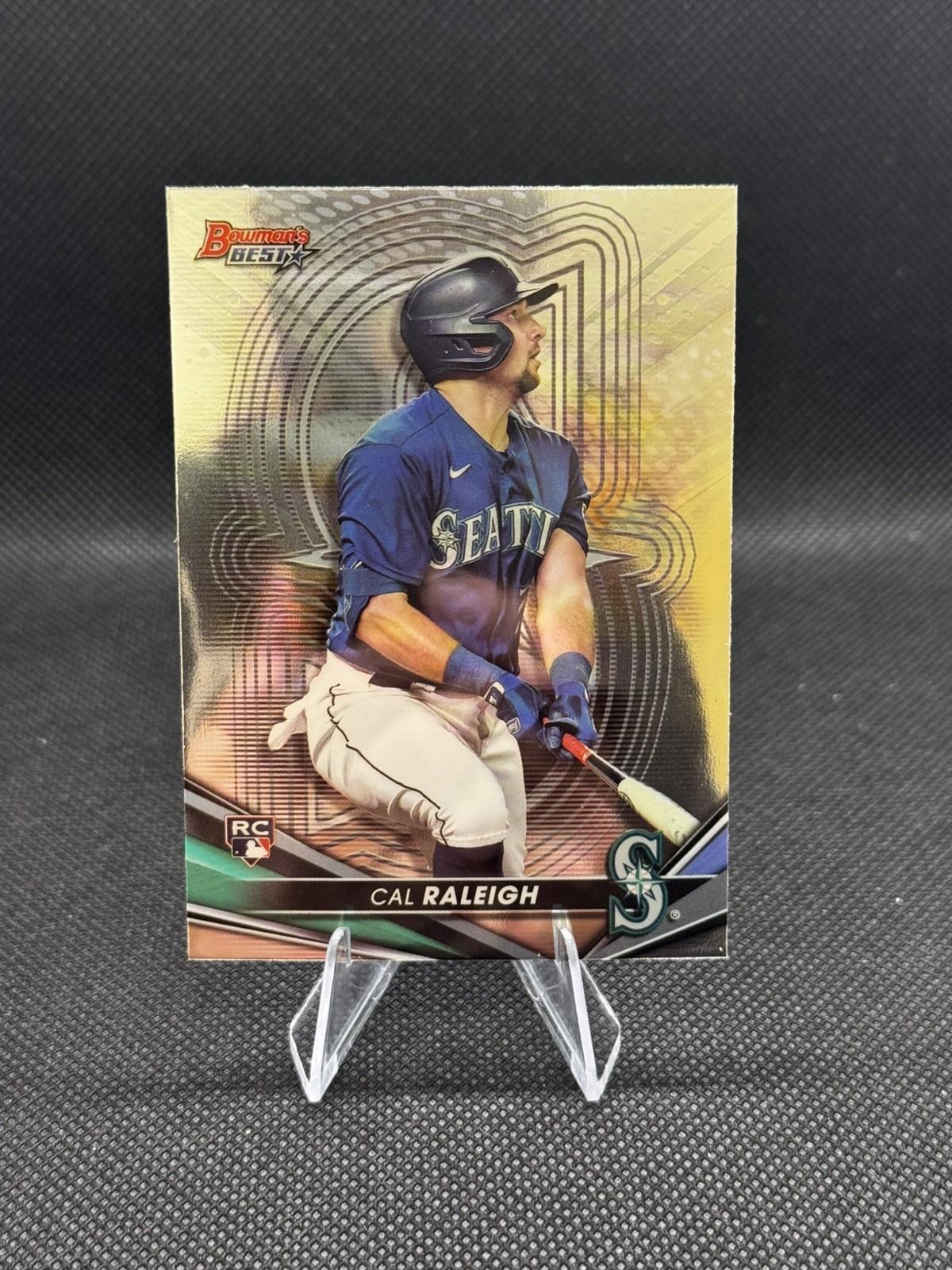 CAL RALEIGH (RC) - 2022 Bowman's Best Mariners #6 Rookie Card