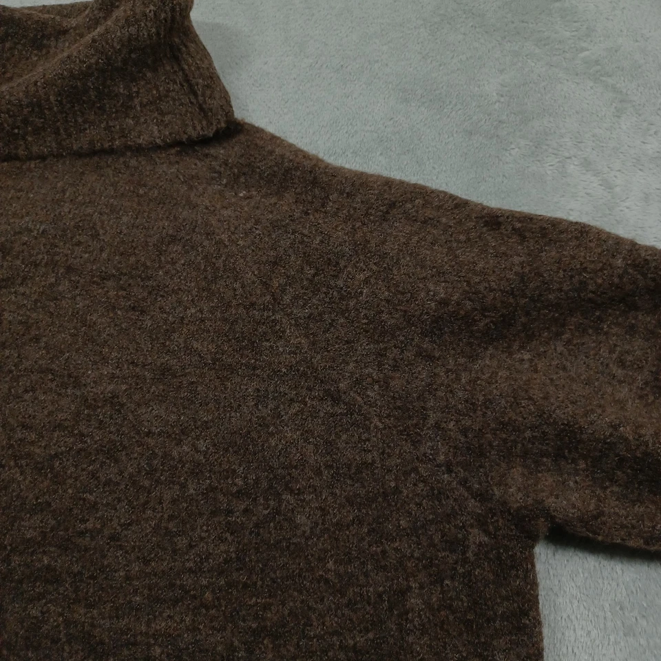 John Jenn Sweater Womens Small Brown Turtleneck Pullover Anthropologie - Image 3 of 4