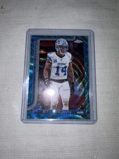 Topps Chrome Amon-Ra St. Brown Detroit Lions NFL 2025 Wave #98 /199 Card