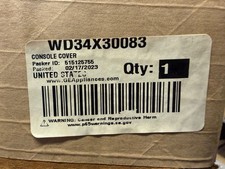 WD34X30083 GE Console Cover Genuine Replacement Part New Sealed Box