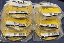 Lot Of 6. StarTech C6PATCH25YL 25ft CAT6 Ethe...