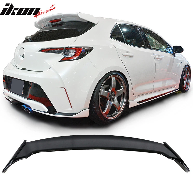 Fits 19-25 Toyota GR Corolla Hatchback Blitz Roof Spoiler Painted #218 Black