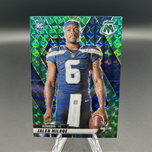 2025 Panini Mosaic - Rookie Variations Jalen Milroe #283 Green Mosaic Prizm (RC)