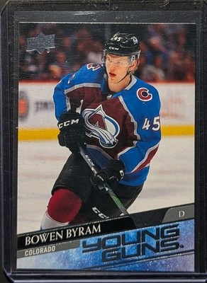 2020-21 Upper Deck Series 1 Bowen Byram Young Guns Rookie RC #205 (QYT)