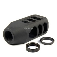 Tanker Style Muzzle Brake 1/2x28 Pitch for .223/556/22LR