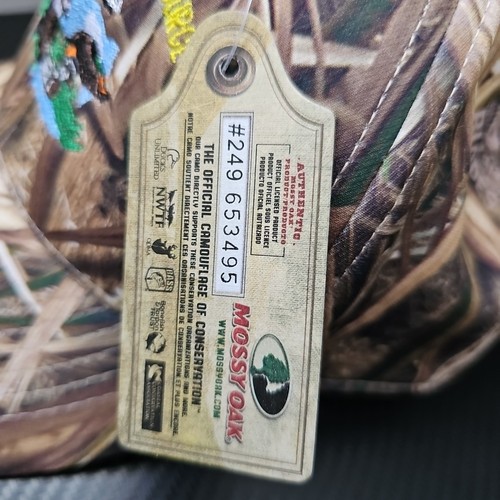 NWT Mossy Oak Trees America's Renewal Resource Hat - Embroidered Blades Camo - Picture 5 of 7