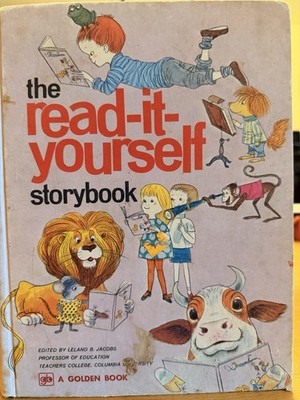 1971 READ-IT-YOURSELF STORYBOOK GOLDEN BOOK HARDCOVER LELAND B JACOBS VINTAGE