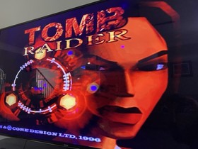 Tomb Raider (Sega Saturn, 1996) Manual w/ Registration Tested No Back Art