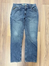 Ariat M2 Jeans Mens 34x34 Relaxed Bootcut Workwear Denim Legacy