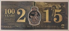 Australia: 2015 Gallipoli Landing Centenary Large Medal, War Memorial Issue