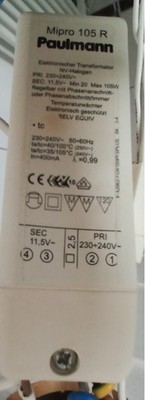 Paulmann Mipro 80 R elektronischer Trafo 12V 20-80 Watt LV - Halogen/LED