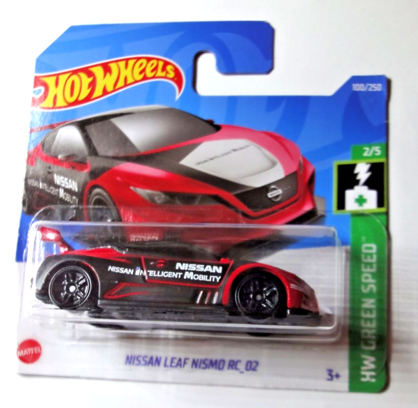 Hot Wheels - Nissan Leaf Nismo RC_02 - Short Card - Hw Green Speed 2022 - HCT78-image