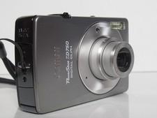 Canon PowerShot Digital ELPH SD750 7.1MP Silver Digital Camera Tested  Works