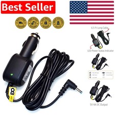 High Output 5V 4A 6.5 Ft Car Charger for Rand McNally OverDryve GPS Units