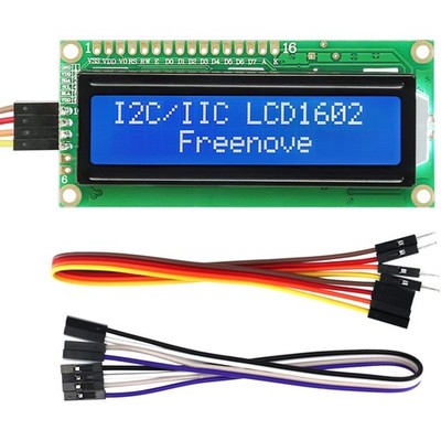 I2C IIC LCD 1602 Module, New Type TWI Serial 16x2 Display, Compatible with Ar...